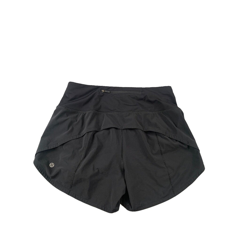 Lululemon Speed Up High-rise Lined Short Size 6 Black